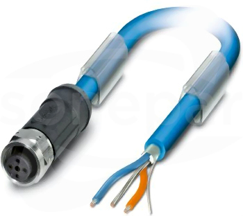 SAC-3P- 5,0-961/M12FS VA Kabel systemowy magistrali
