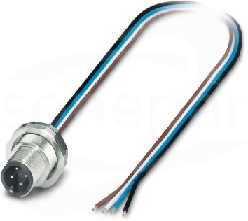 SACC-DSI-M12MS-4CON-PG9/0,5 VA Złącze wtykowe urządzeń ścianki tylnej