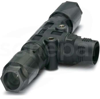 QPD T 4PE 2X6-11 BK Rozdzielacz T