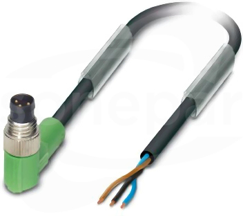 SAC-3P-M 8MR/5,0-PVC Kabel czujnika/urządzenia wykonawczego