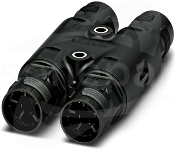 QPD H 4PE1,5 BK rozgałęźnik H