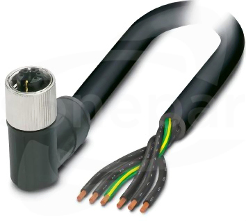 SAC-6P- 1,5-PVC/M12FRM PE Kabel mocy