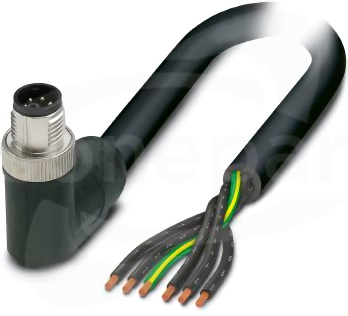 SAC-6P-M12MRM/10,0-PUR PE Kabel mocy