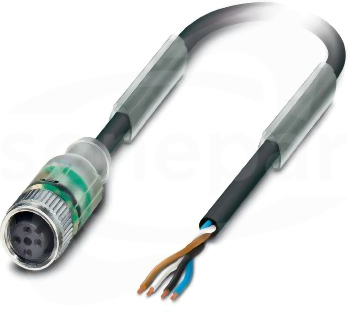 SAC-4P-10,0-PVC/M12FS-2L Kabel czujnika/urządzenia wykonawczego