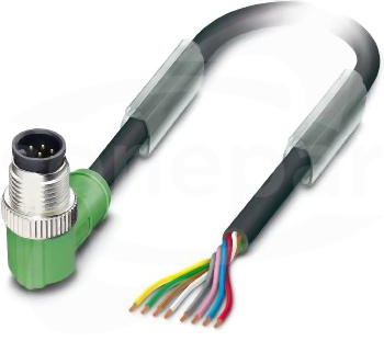 SAC-8P-M12MR/ 3,0-PVC Kabel czujnika/urządzenia wykonawczego