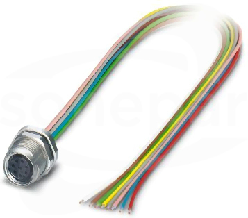 SACC-DSI-M8FS-8CON-M10/0,5 Złącze wtykowe urządzeń ścianki tylnej