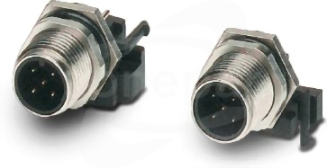 SACC-DSIV-M12MS-5CON-L 90 Złącze wtykowe urządzeń ścianki tylnej