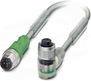 SAC-5P-M12MS/ 0,6-802/M12FR-3L Kabel czujnika/urządzenia wykonawczego