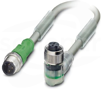 SAC-3P-M12MS/ 0,6-800/M12FR-2L Kabel czujnika/urządzenia wykonawczego