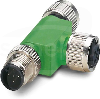 SAC-3P-M12T/2XM12 B PE Rozdzielacz T