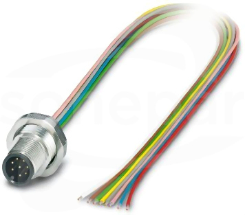 SACC-DSI-M12MS-8CON-PG9/0,5 VA Złącze wtykowe urządzeń ścianki tylnej