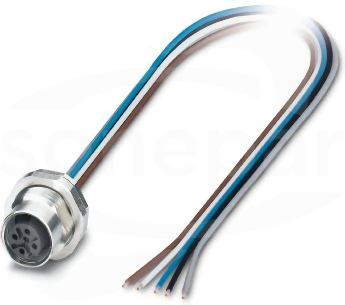 SACC-DSI-M12FS-5CON-PG9/0,5 VA Złącze wtykowe urządzeń ścianki tylnej