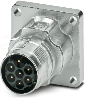 M17-6EP1N8AW600S Wtykowe złącze urządzeń ścianki przedniej