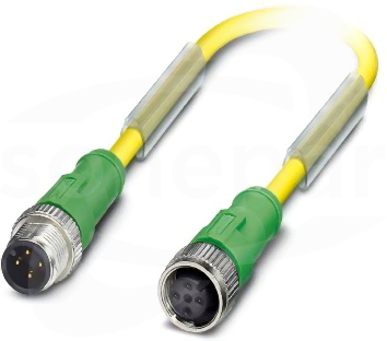 SAC-4P-M12MS/ 1,5-PUR/M12FS D Kabel czujnika/urządzenia wykonawczego