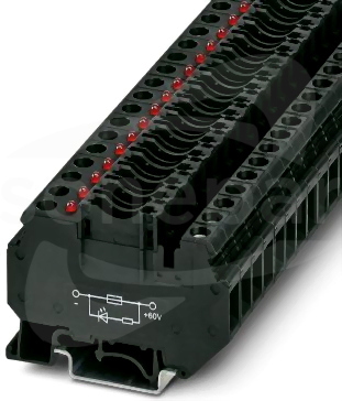 UK 6-FSI/C-LED60 Zabezpieczający zacisk szeregowy