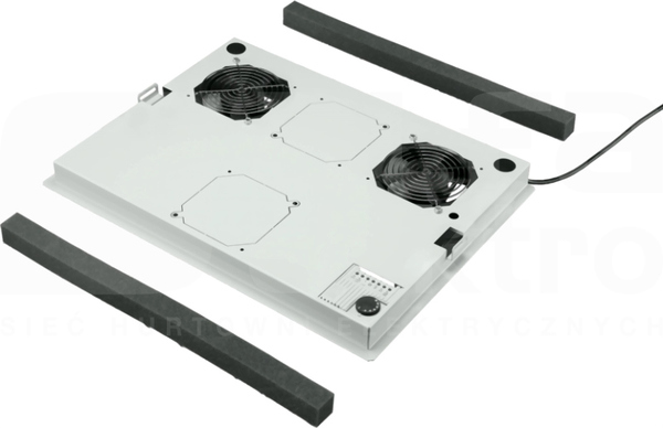DK 600x(800-1200) RAL7035 Panel wentylatorowy
