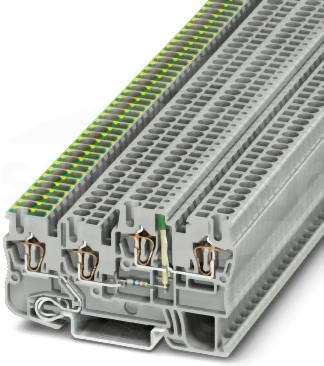 STIO 2,5/3-PE/B/L-LA24GN/O-M Złącze instalacyjne do przewodów ochronnych
