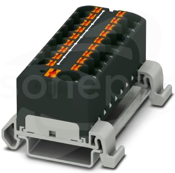 PTFIX 10/18X4-NS35A BK Blok rozdzielczy
