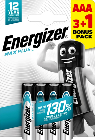 MAX PLUS AAA LR03 (3+1szt) Bateria alkaliczna