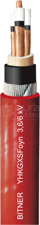 YHKGXSFoyn 3x120/30 /6kV Kabel górniczy średniego napięcia