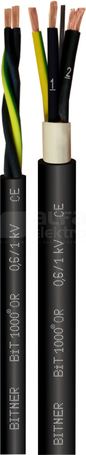 BIT1000 OR 3G6 /1kV Przewód giętki olejoodporny (YLgY)