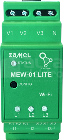 MEW-01 LITE MONITOR ENERGII ELEKTRYCZNEJ WI-FI 3F+N