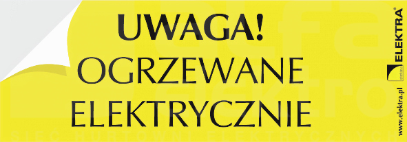 CL-PRO Samoprzylepna etykieta informacyjna