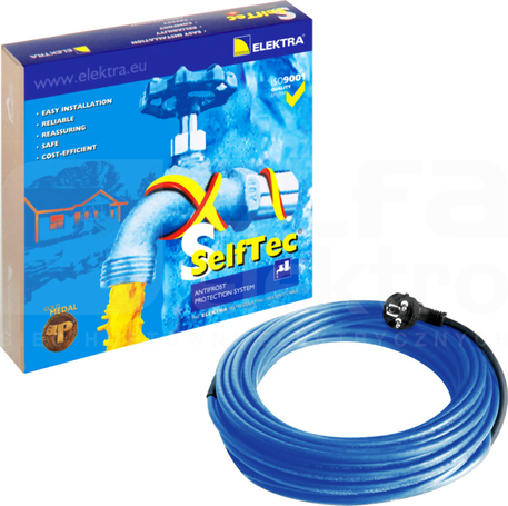 SELFTEC DW 10 10W  zakończony wtyczką Przewód grzejny