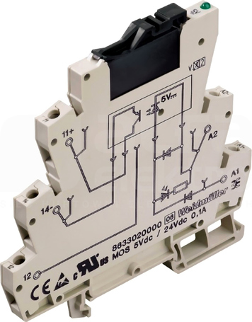 MOS 230VAC/24VDC 2A Optoizolator