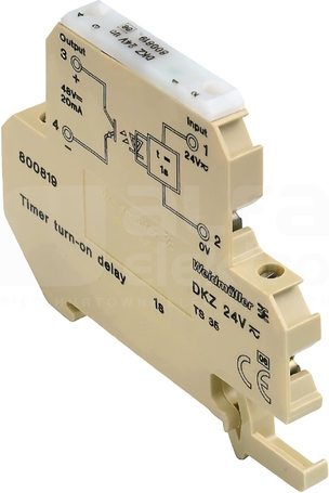 DKZA 35 24VDC 50ms Przekaźnik czasowy