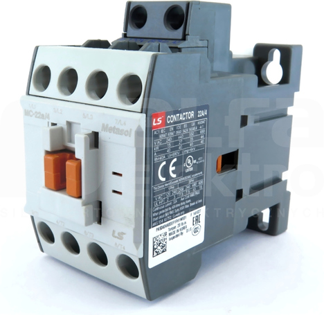 MC-22A 22A 11kW 230VAC Stycznik METASOL 4P