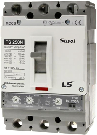 TS250N ATU 200A 4P Wyłącznik kompaktowy