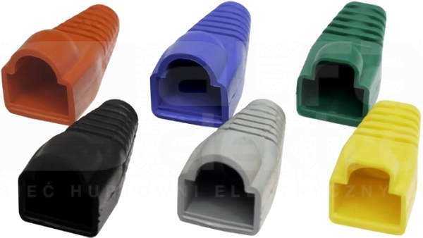 X-ML-SR-V11-BK czarny Osłonka wtyku RJ45