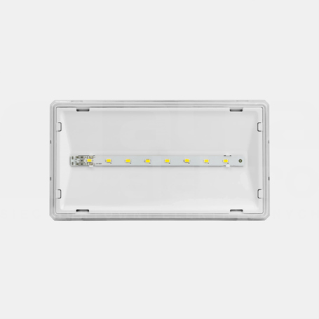 EXIT S 3W LED 3h UNA program.tryb SA/SE biały Oprawa awaryjna 2-zadaniowa sys.monitoringu