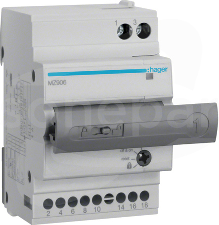 MZ906 1P RCBO 2P RCCB 10kA 2P/4P Napęd zdalny do MCB