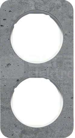 R.1 beton/biały Ramka 2-krotna