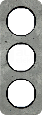 R.1 beton/czarny Ramka 3-krotna