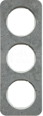 R.1 beton/biały Ramka 3-krotna
