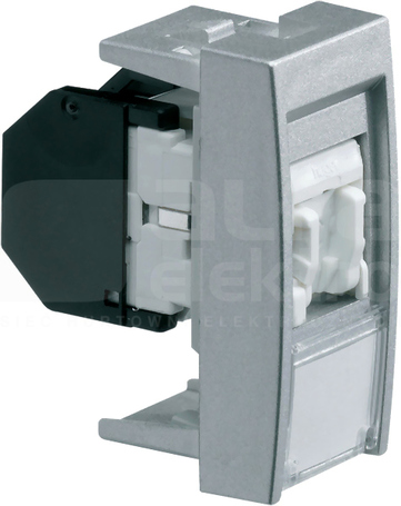 SYSTO 1M RJ45 UTP kat6 aluminiowy Gniazdo teleinf.