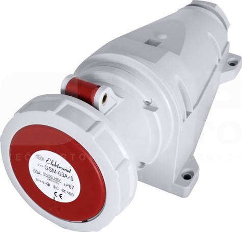 MINI 63A 5P 400V IP44 GSM Gniazdo stałe