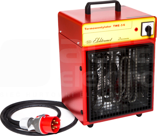 TWE-3/6 230/400V Termowentylator 3/6kW
