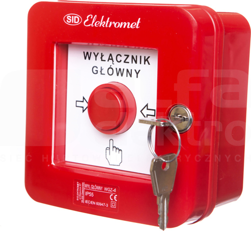 WGZ-4 PRZYCISK GŁÓWNY NATYNKOWY ZAMEK