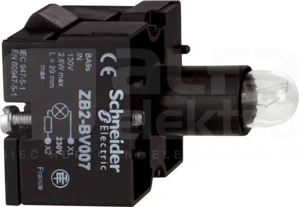 ZB2BV007 Gniazdo lampki do kasety