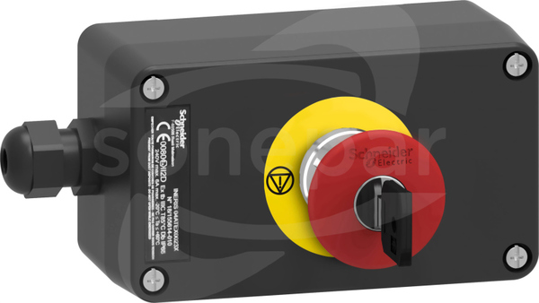 XAWG188EX 1NC + 1NC czerwona Emergency Stop Stacja kontrolna