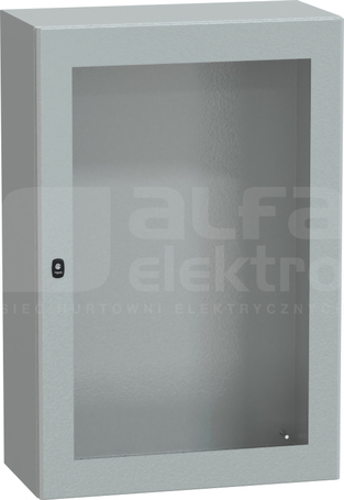 OBUDOWA SPACIAL 3D RAL7035 1200X800X400 DRZWI PRZEZROCZ metalowa