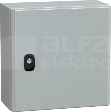 OBUDOWA SPACIAL 3D Z PŁYTĄ 300x300x150 RAL7035 metalowa