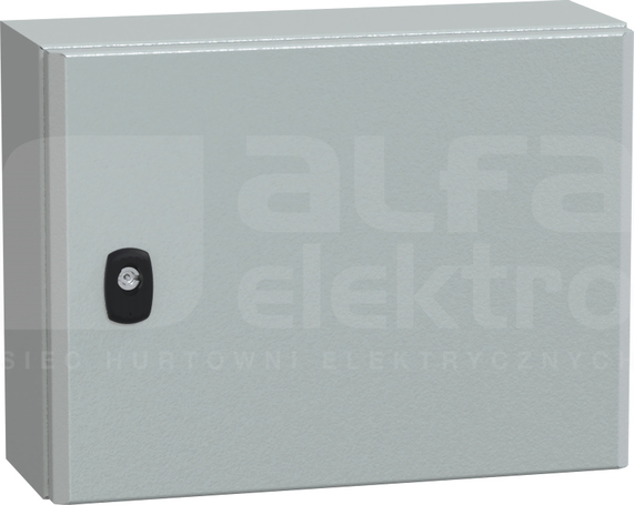 OBUDOWA SPACIAL 3D Z PŁYTĄ 300x400x150 RAL7035 metalowa