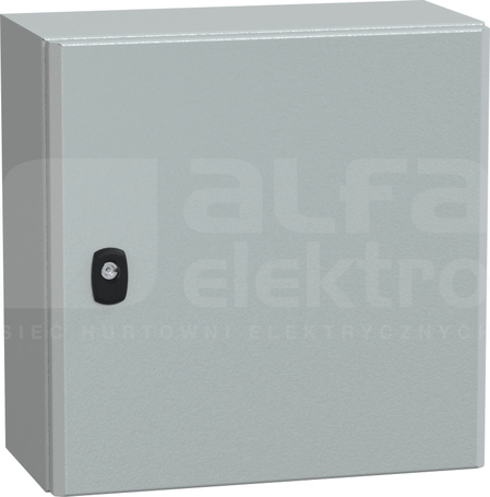 OBUDOWA SPACIAL 3D Z PŁYTĄ 400x400x200 RAL7035 metalowa