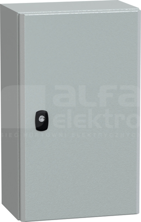 OBUDOWA SPACIAL 3D Z PŁYTĄ 500X300X200 RAL7035 metalowa