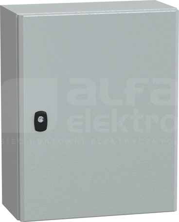OBUDOWA SPACIAL 3D Z PŁYTĄ 500x400x200 RAL7035 metalowa